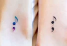 semicolon tattoo